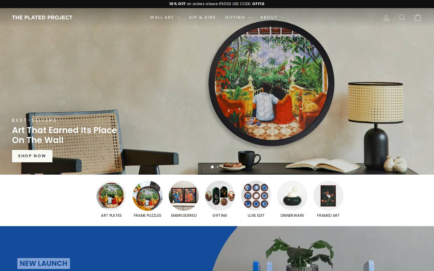 theplatedproject.com homepage screenshot