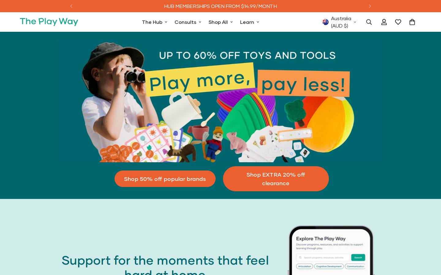 theplayway.com homepage screenshot