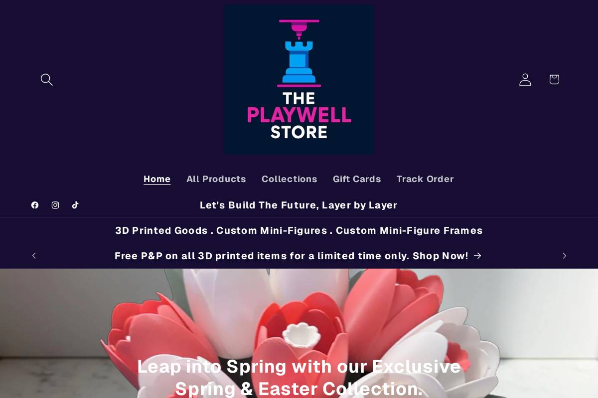 theplaywellstore.com homepage screenshot