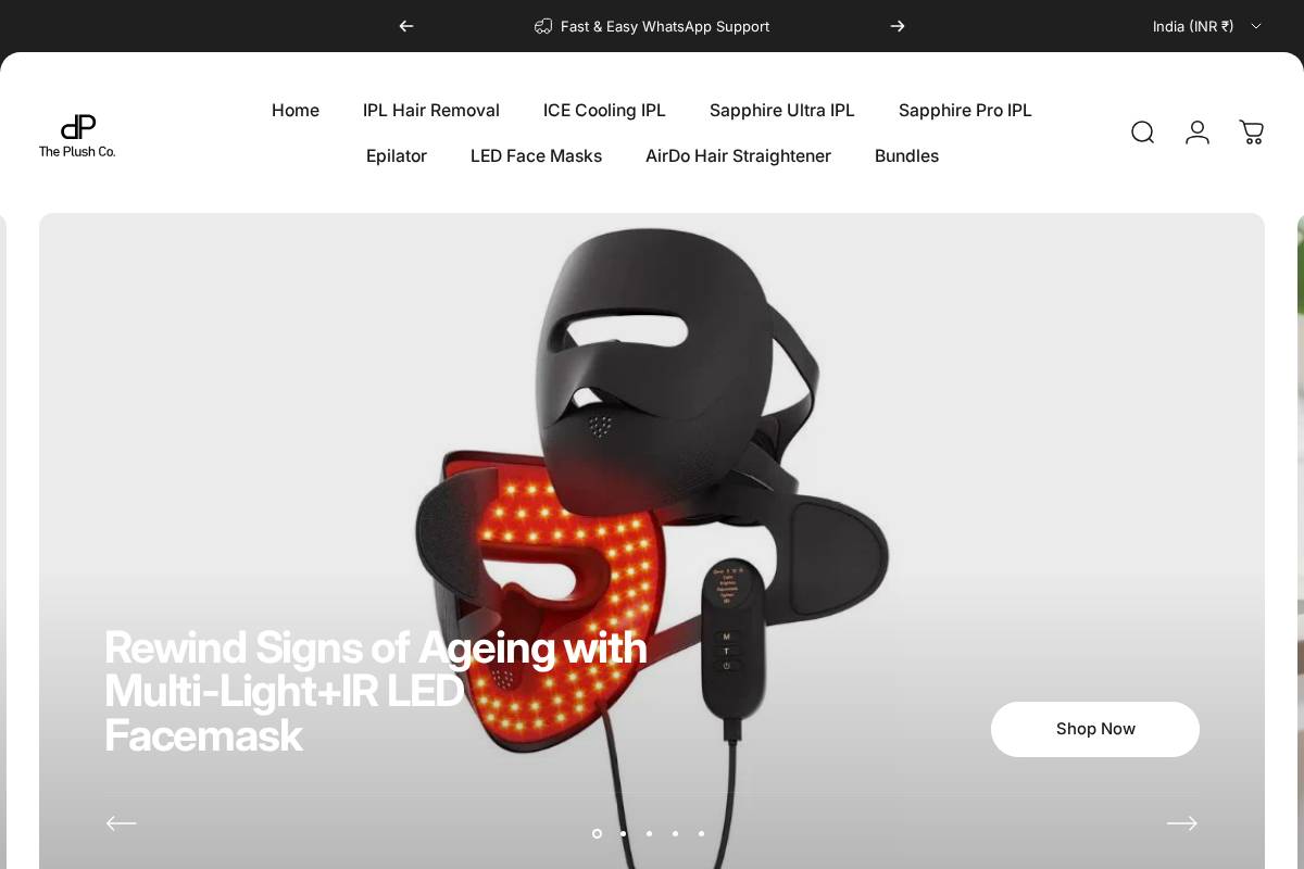 theplushco.com homepage screenshot