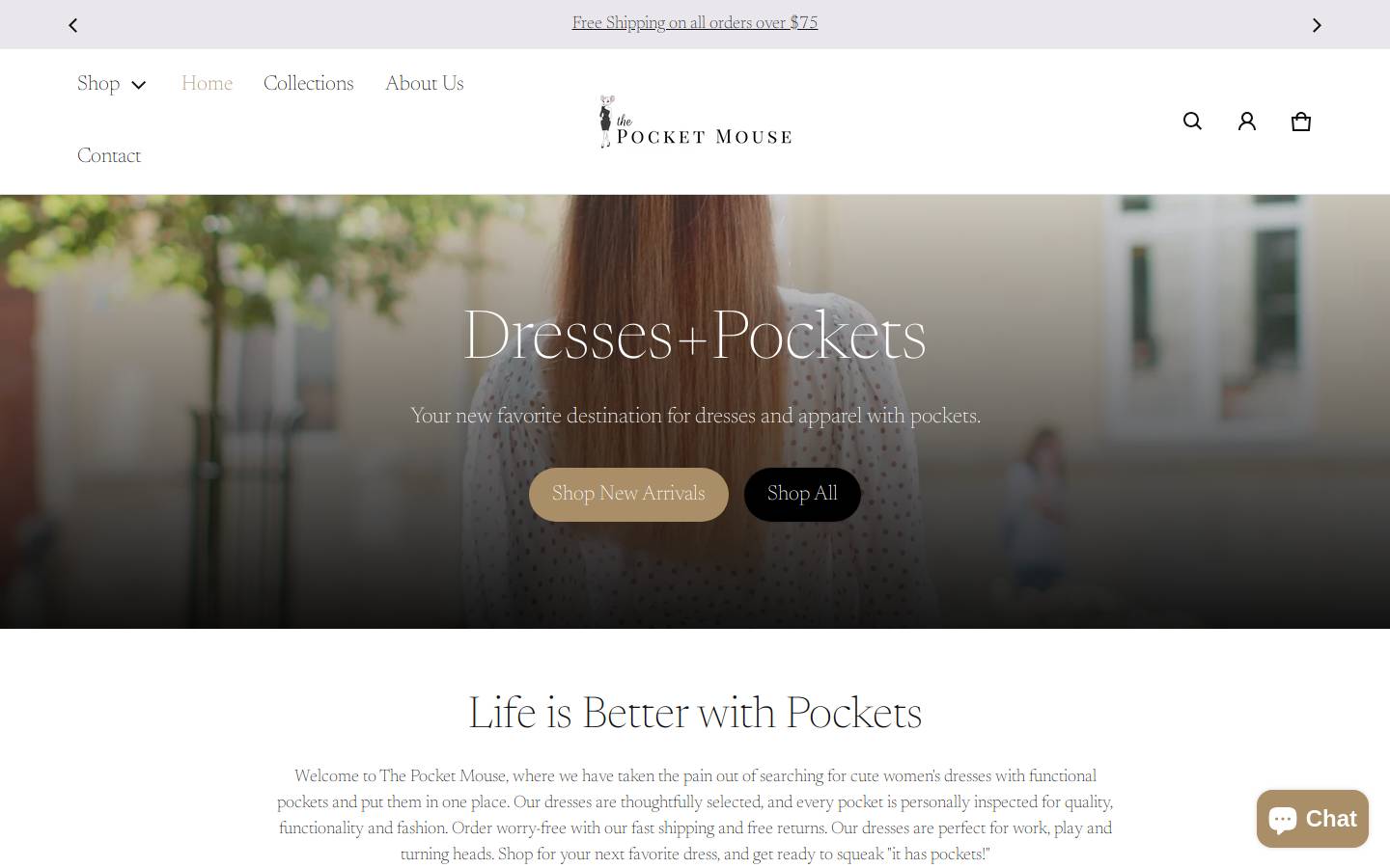 thepocketmouse.com homepage screenshot