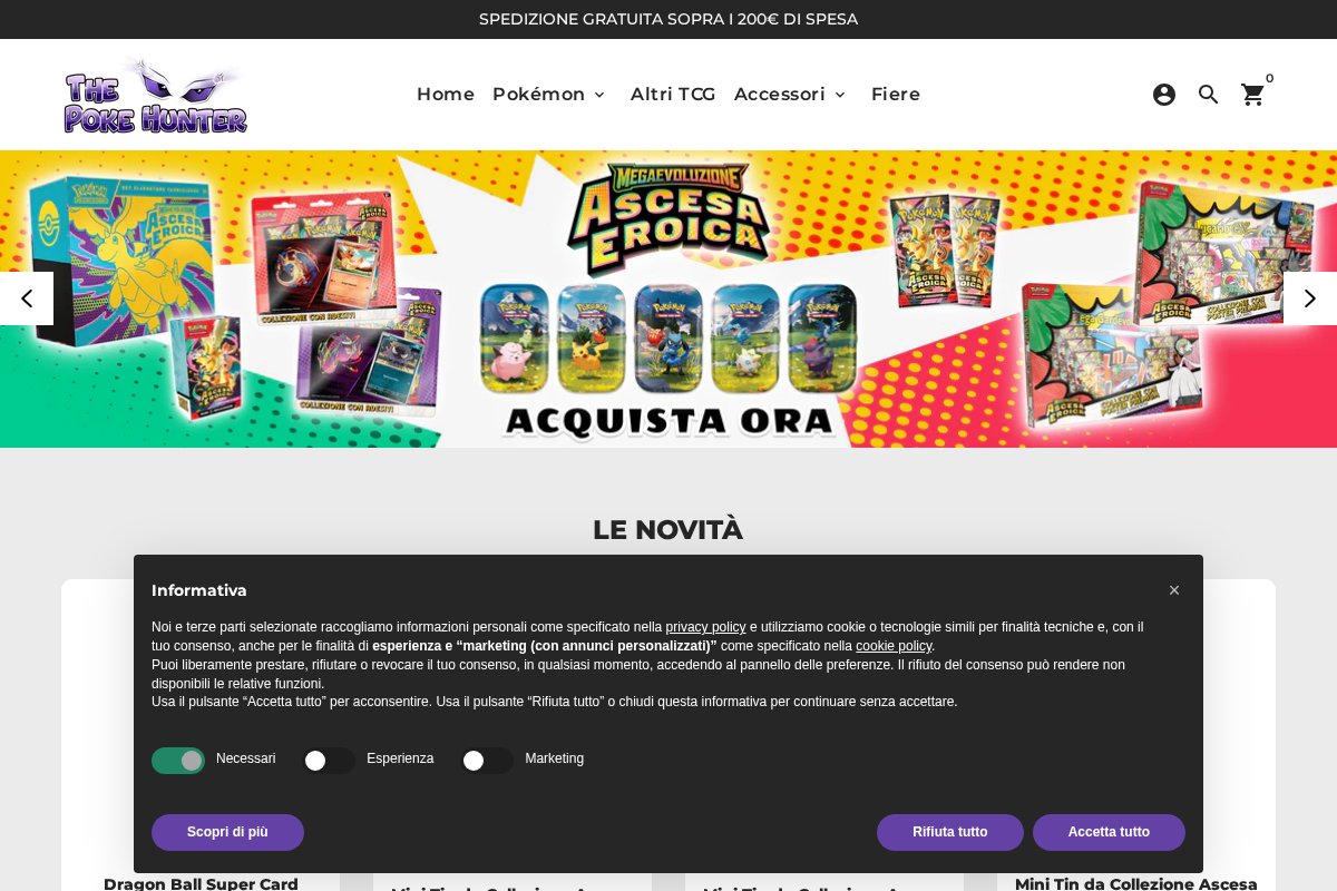 ThePokèHunter™- Official Store homepage screenshot