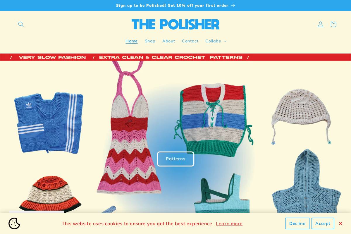 thepolisherproject.com homepage screenshot