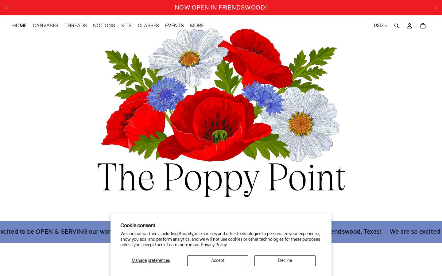 thepoppypoint.com homepage screenshot