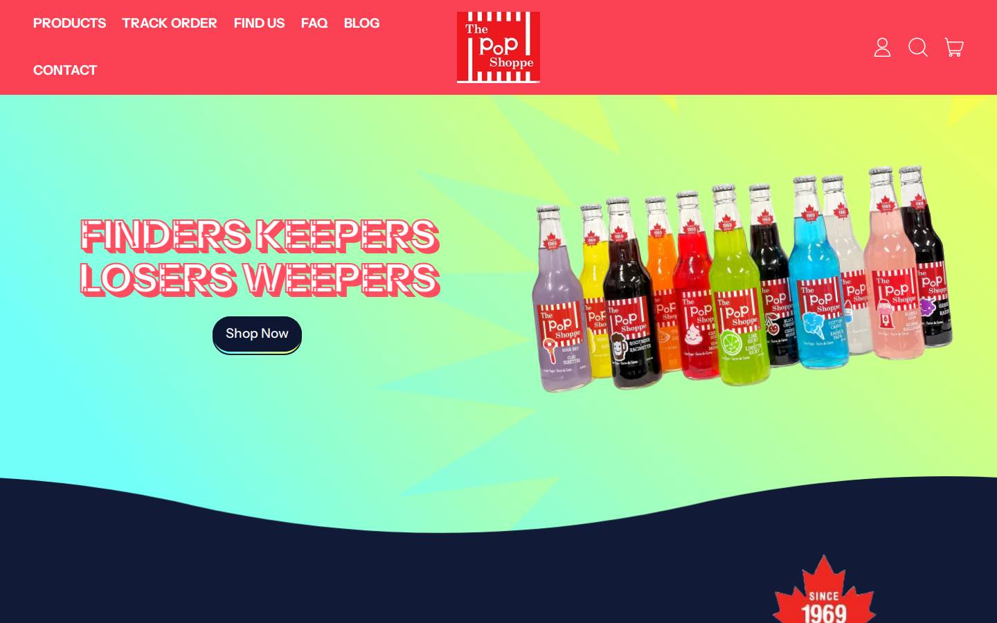 thepopshoppe.com homepage screenshot