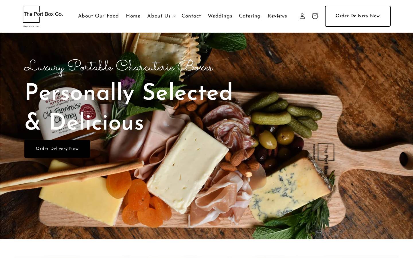 theportbox.com homepage screenshot