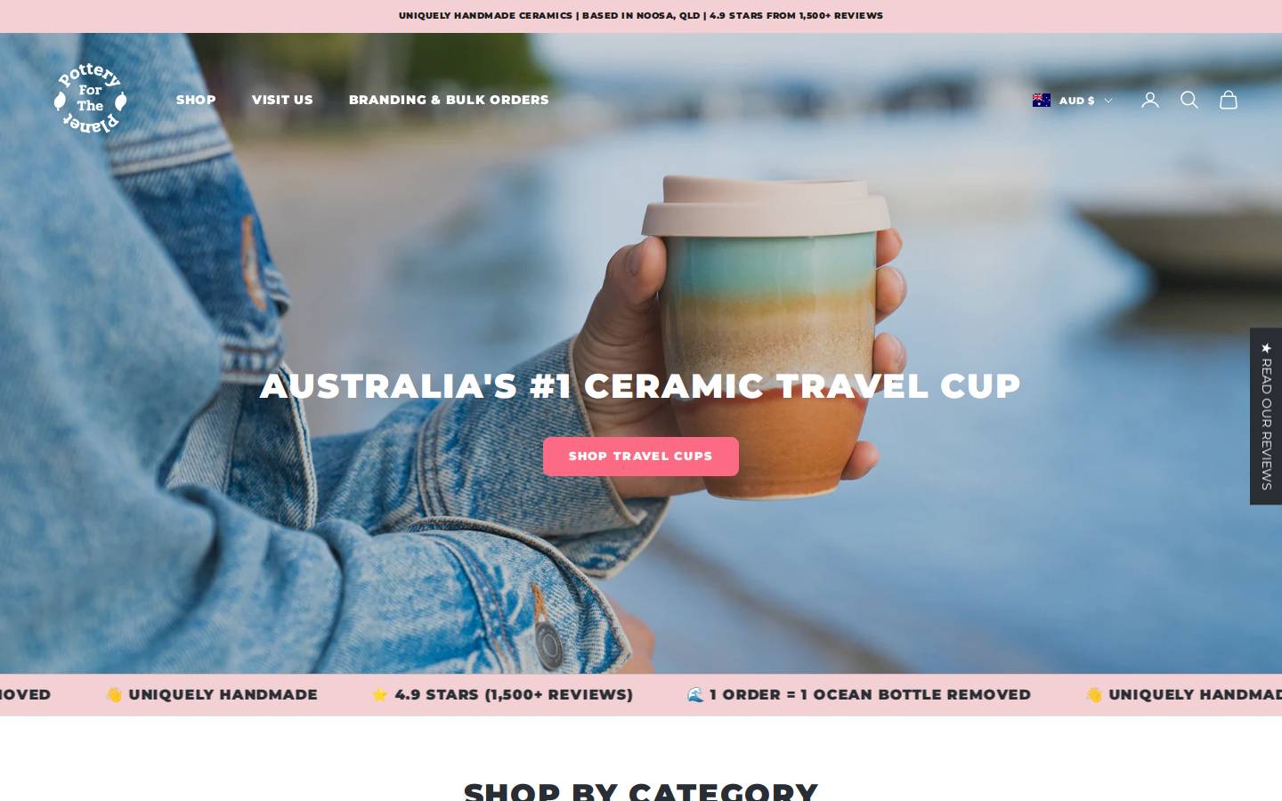 thepottery.com.au homepage screenshot