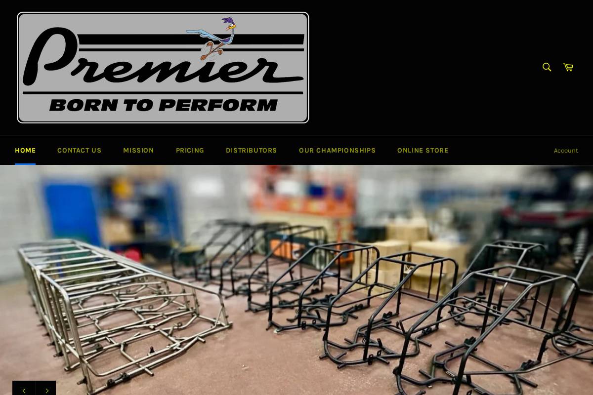 thepremierkart.com homepage screenshot