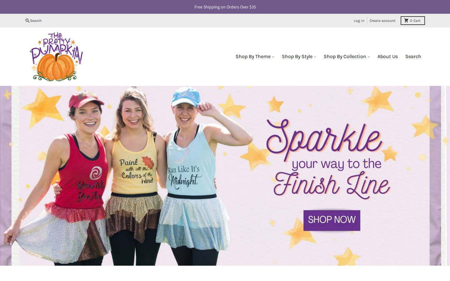 theprettypumpkin.com homepage screenshot