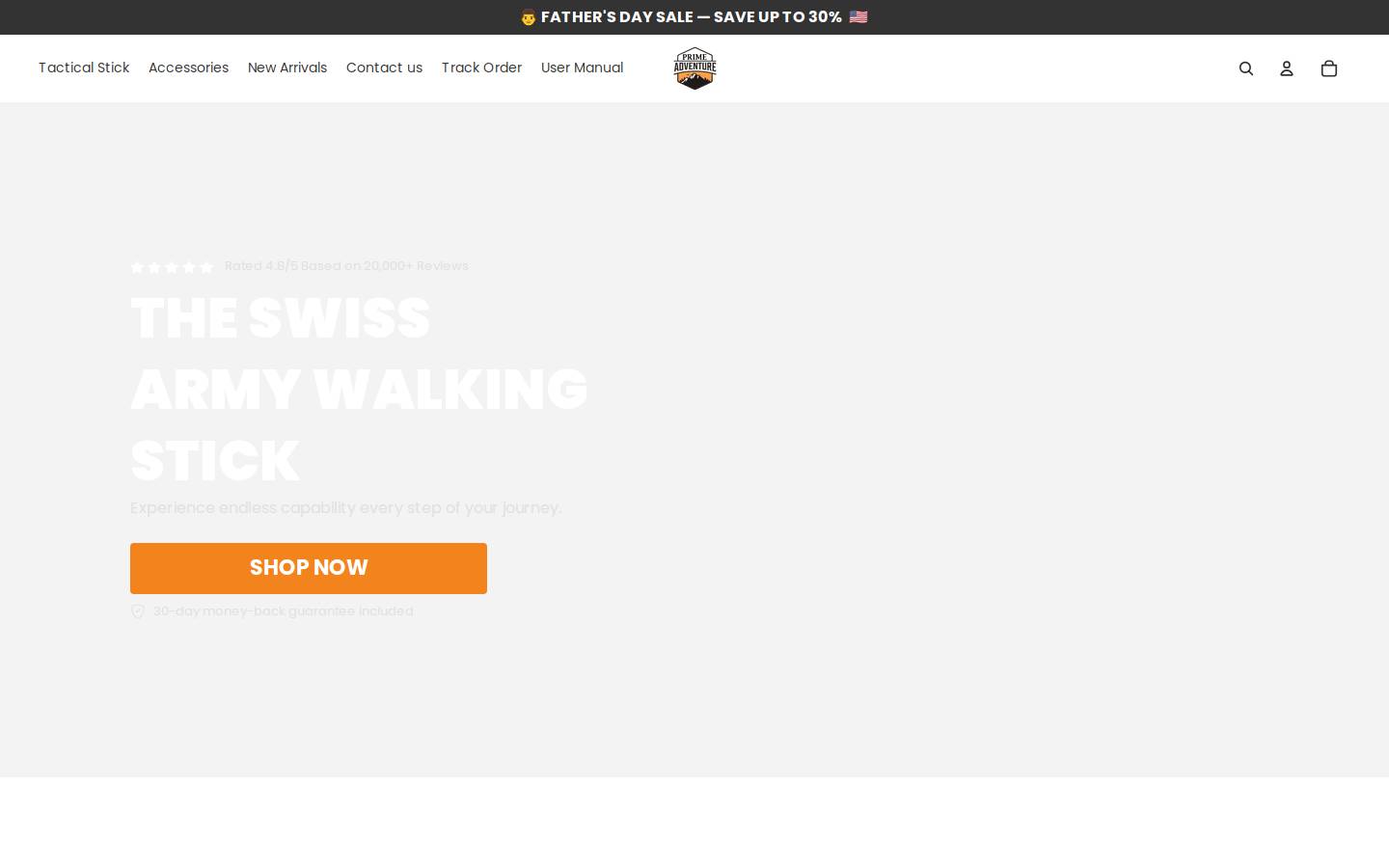 Theprimeadventure homepage screenshot