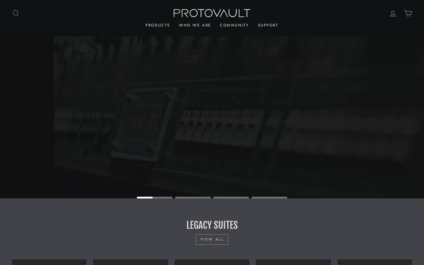 theprotovault.com homepage screenshot