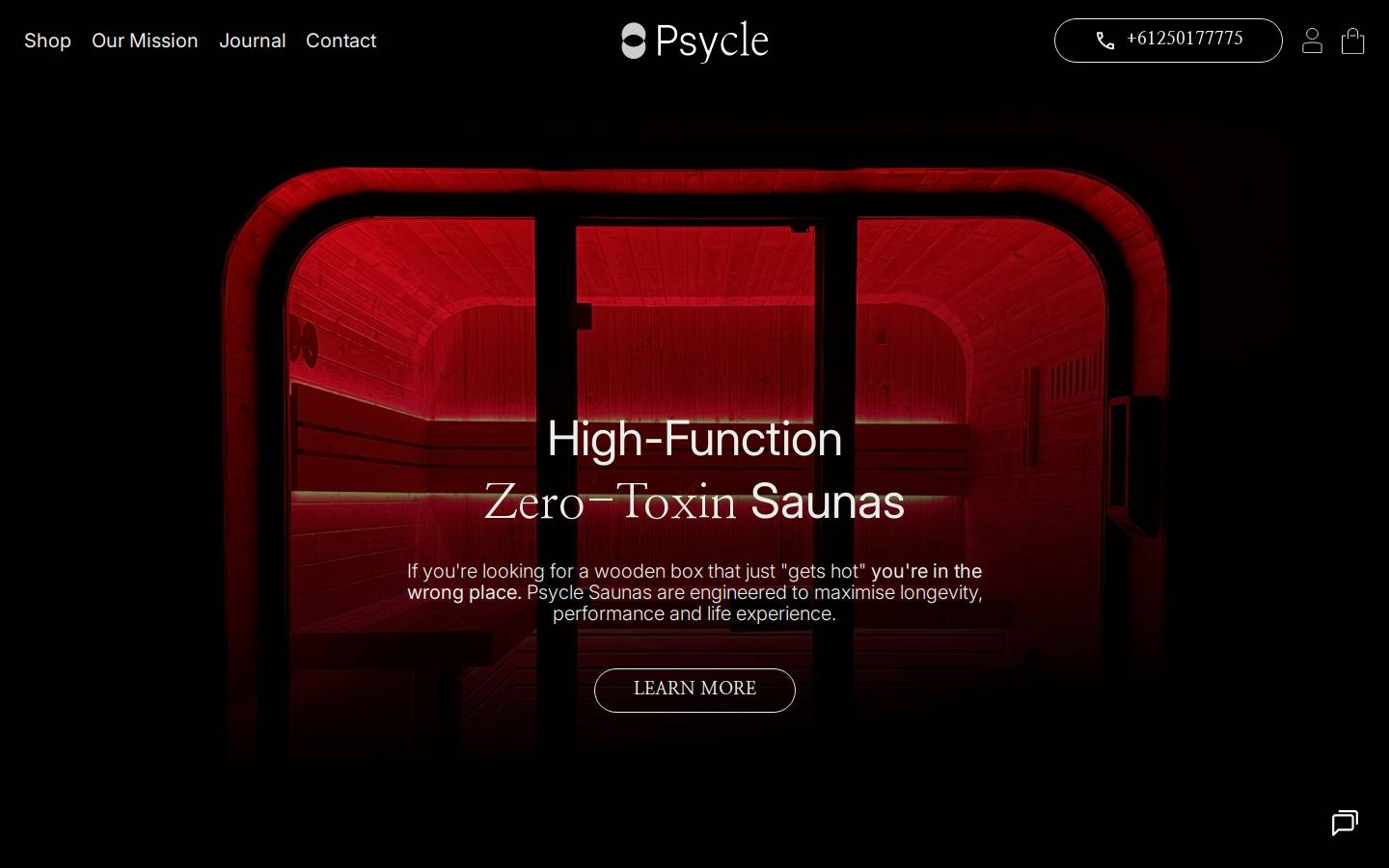 thepsycle.com homepage screenshot