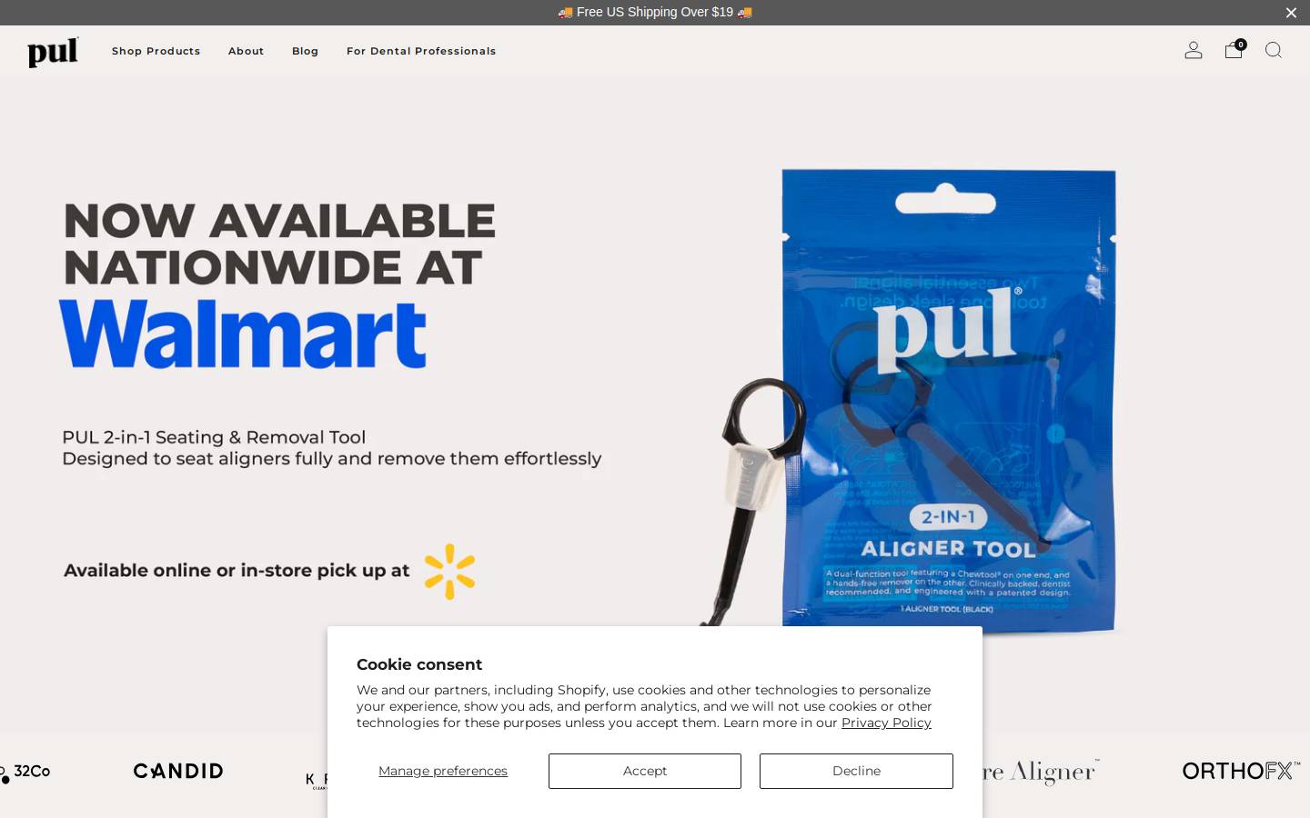 PUL homepage screenshot