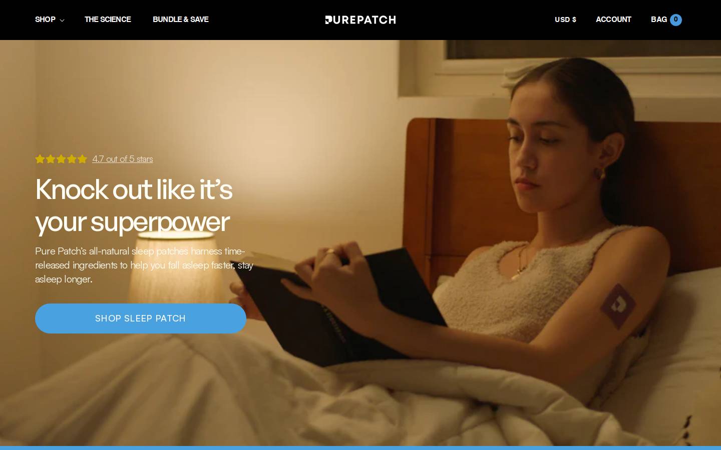 thepurepatch.com homepage screenshot
