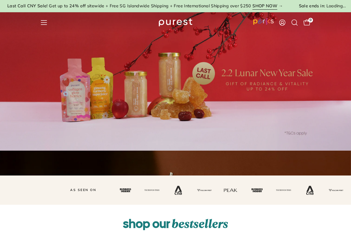 thepurest.co homepage screenshot