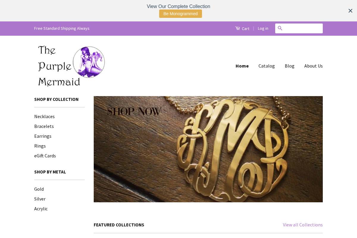 thepurplemermaid.com homepage screenshot