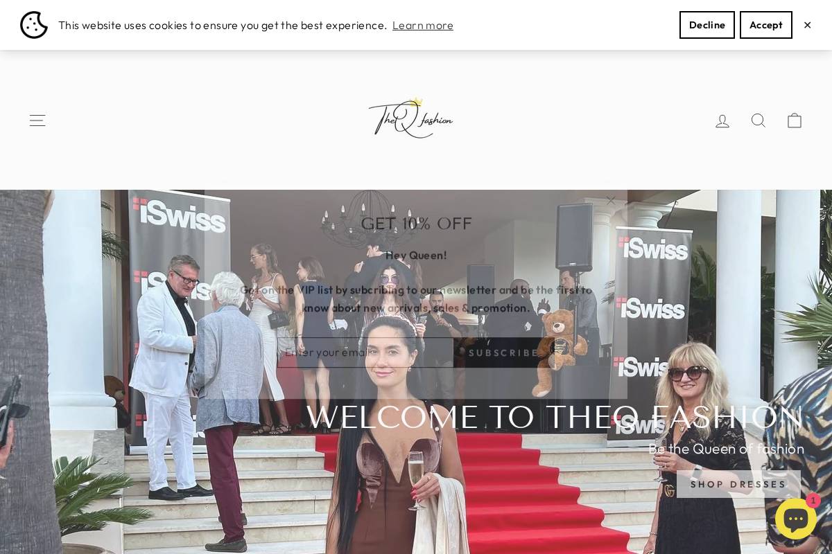 theqfashion.com homepage screenshot