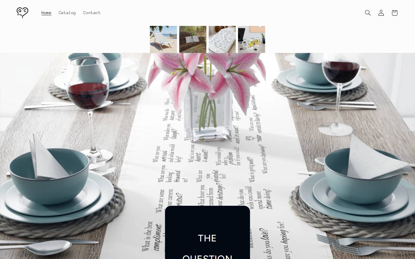 thequestioncompany.com homepage screenshot