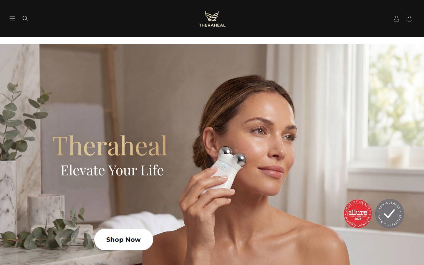 theracup.store homepage screenshot