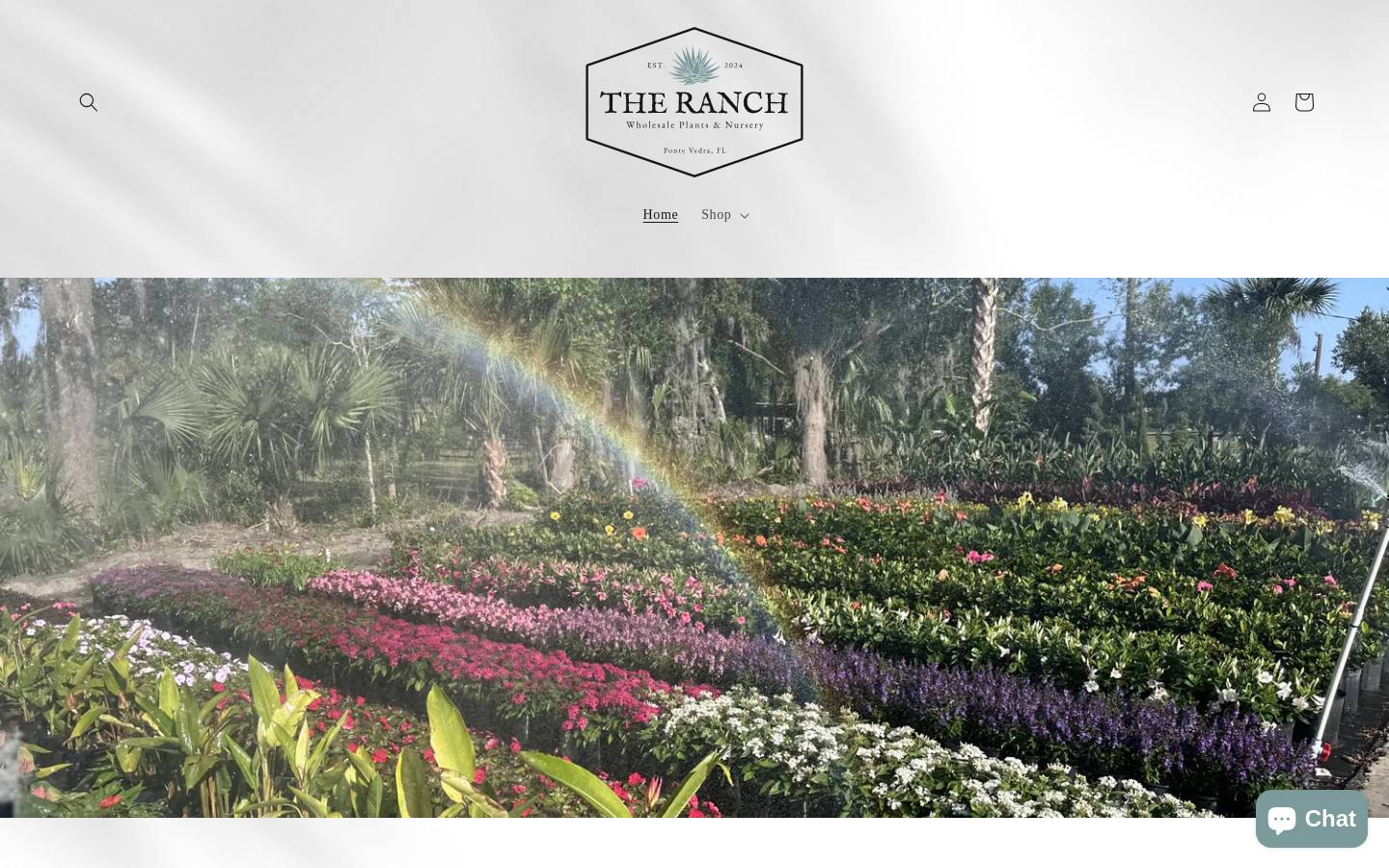 theranchnursery.com homepage screenshot