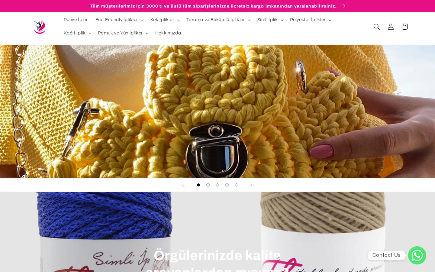 Therapyyarn homepage screenshot