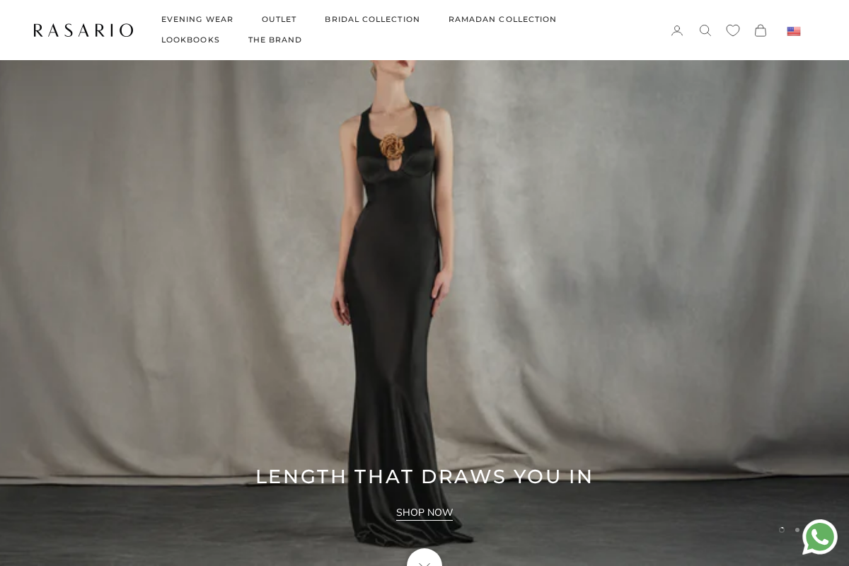 RASARIO homepage screenshot