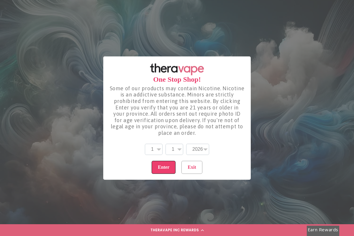 TheraVape Inc. homepage screenshot