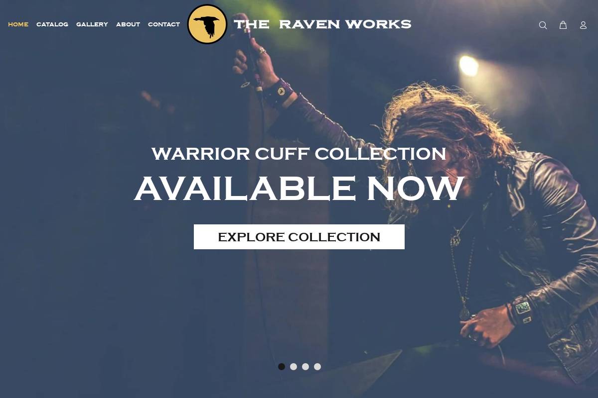 theravenworks.com homepage screenshot