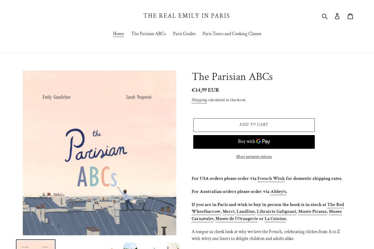 therealemilyinparis.com homepage screenshot