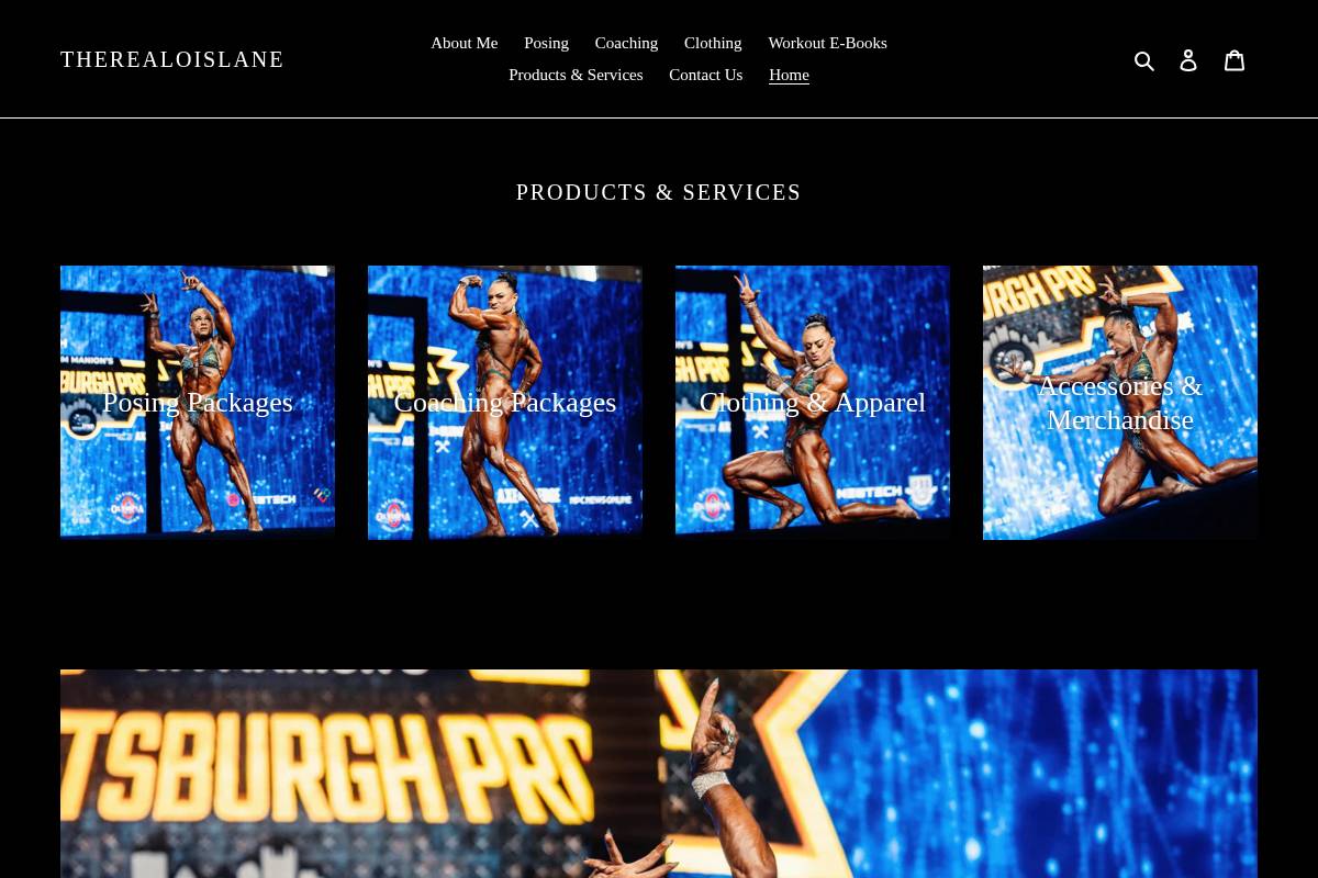 therealoislane.com homepage screenshot