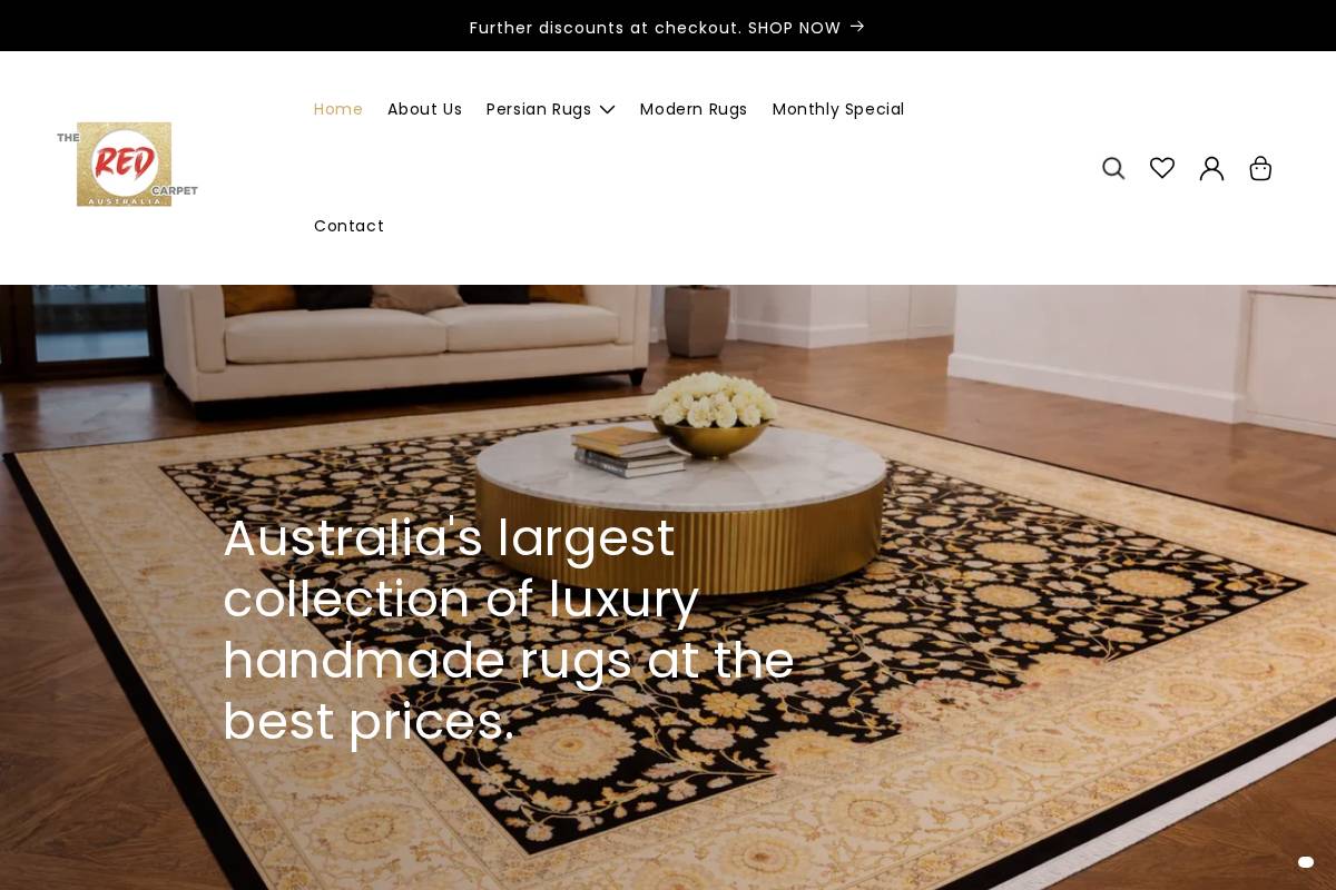 theredcarpetaustralia.com.au homepage screenshot