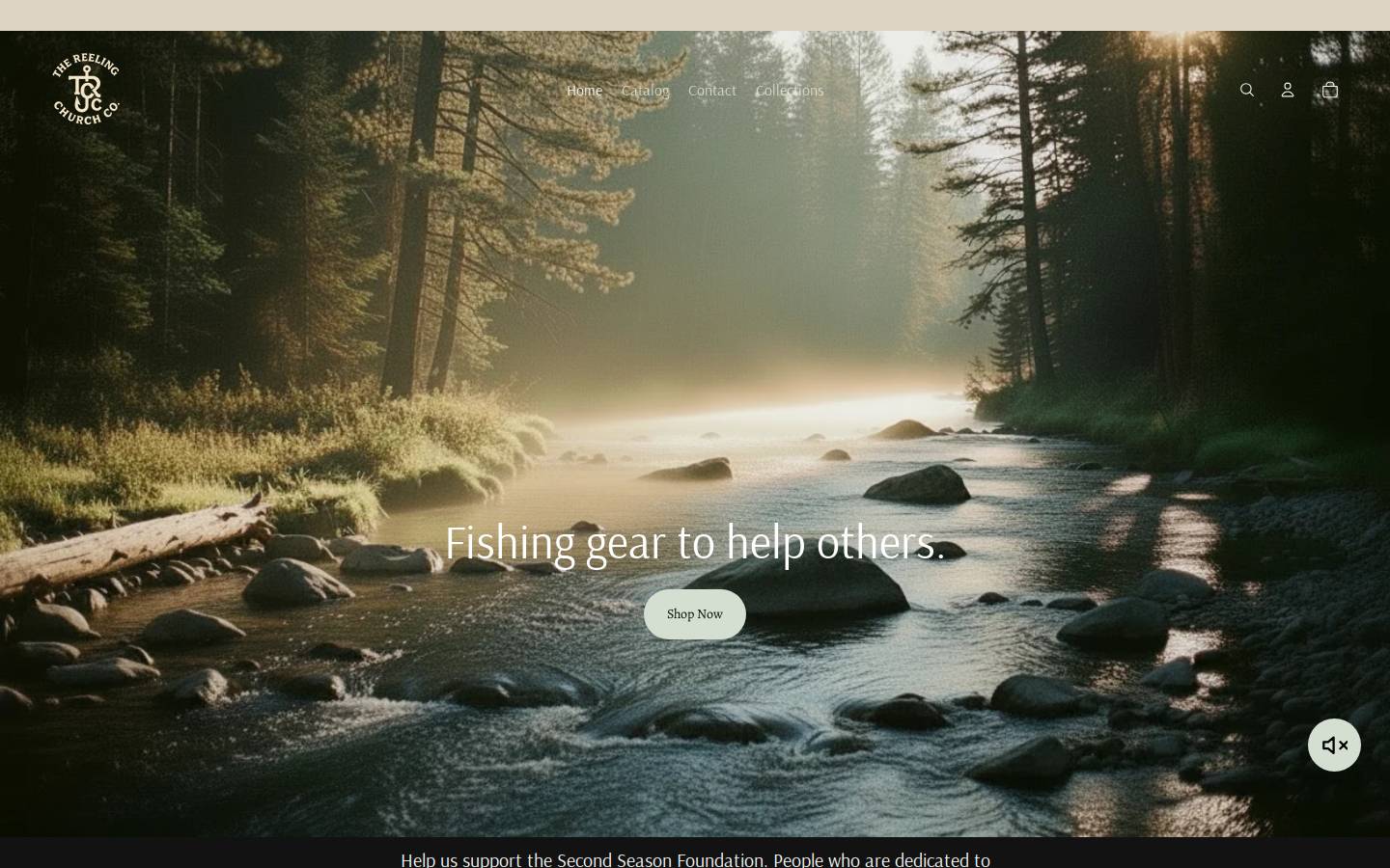 thereelingchurchco.com homepage screenshot