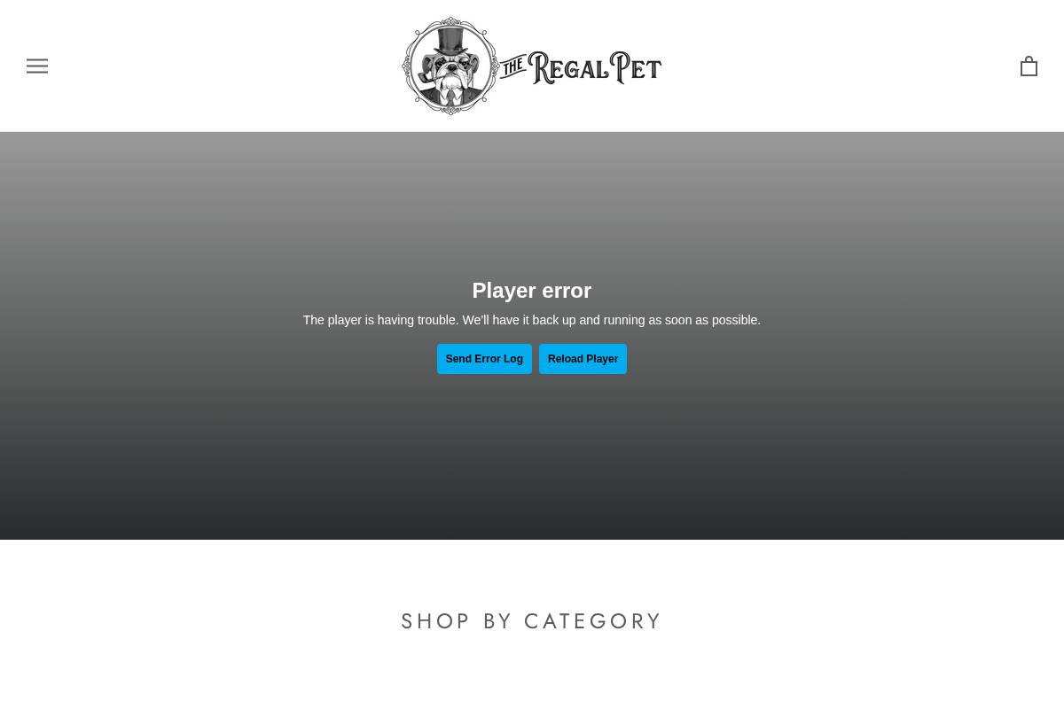theregalpet.com homepage screenshot