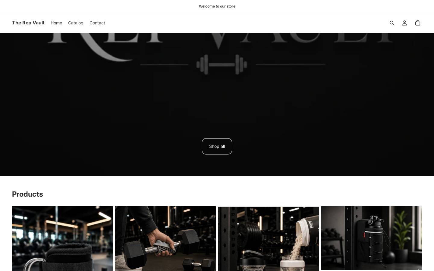 therepvault.org homepage screenshot