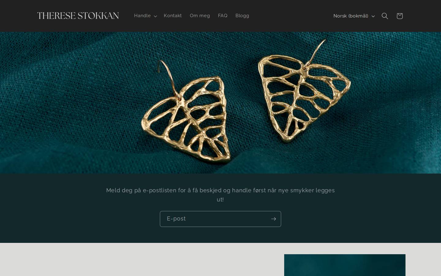 theresestokkan.no homepage screenshot