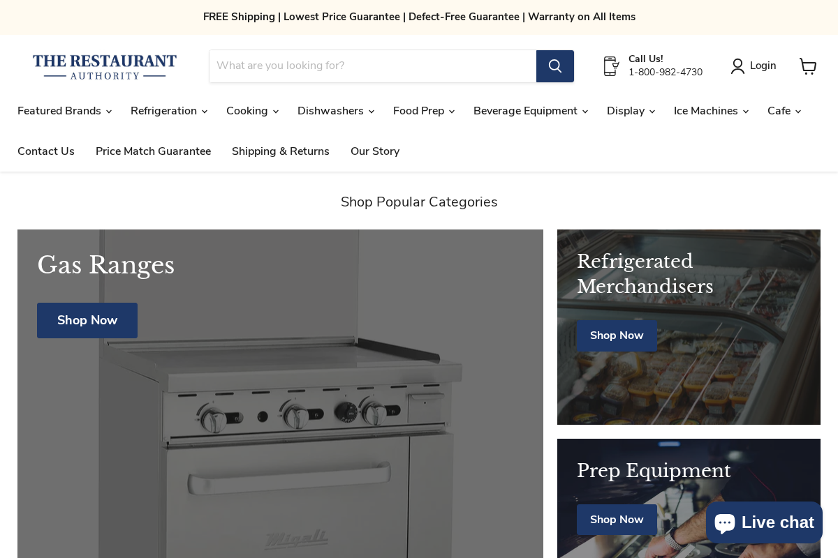 The Restaurant Authority homepage screenshot