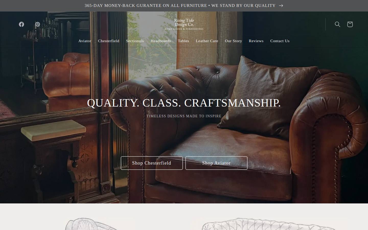 therisingtide.com homepage screenshot