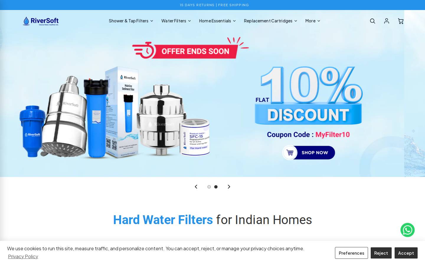 theriversoft.com homepage screenshot