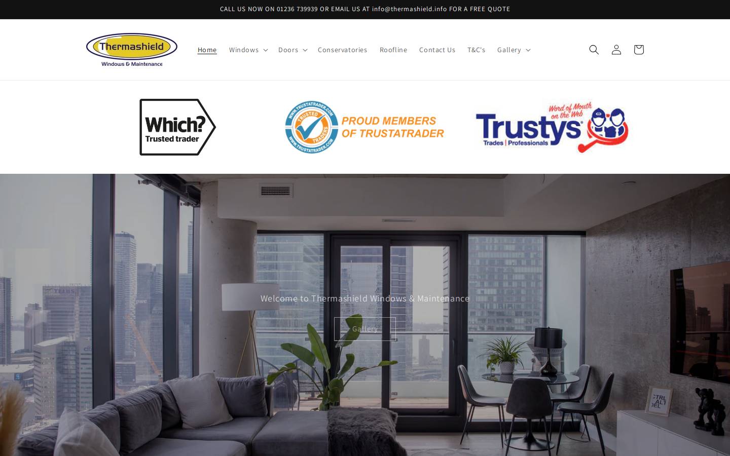 thermashield.info homepage screenshot
