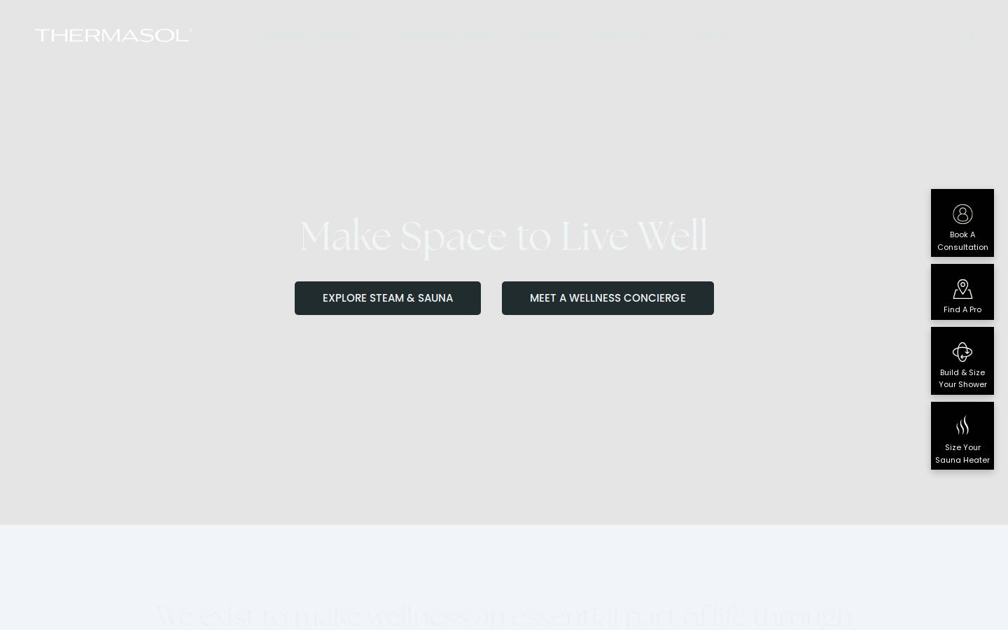 thermasol.com homepage screenshot
