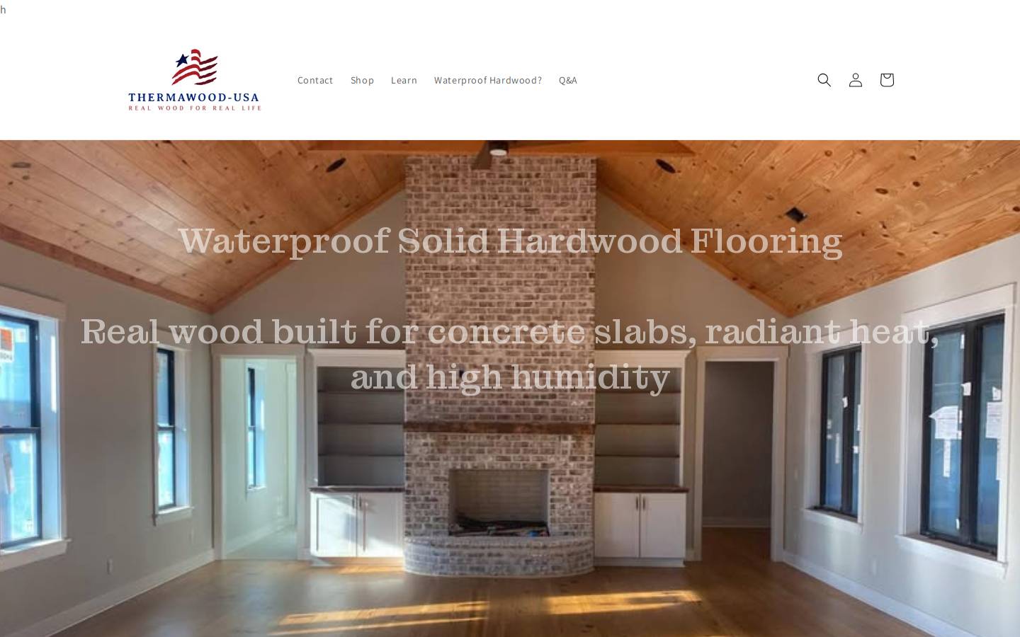 thermawood-usa.com homepage screenshot