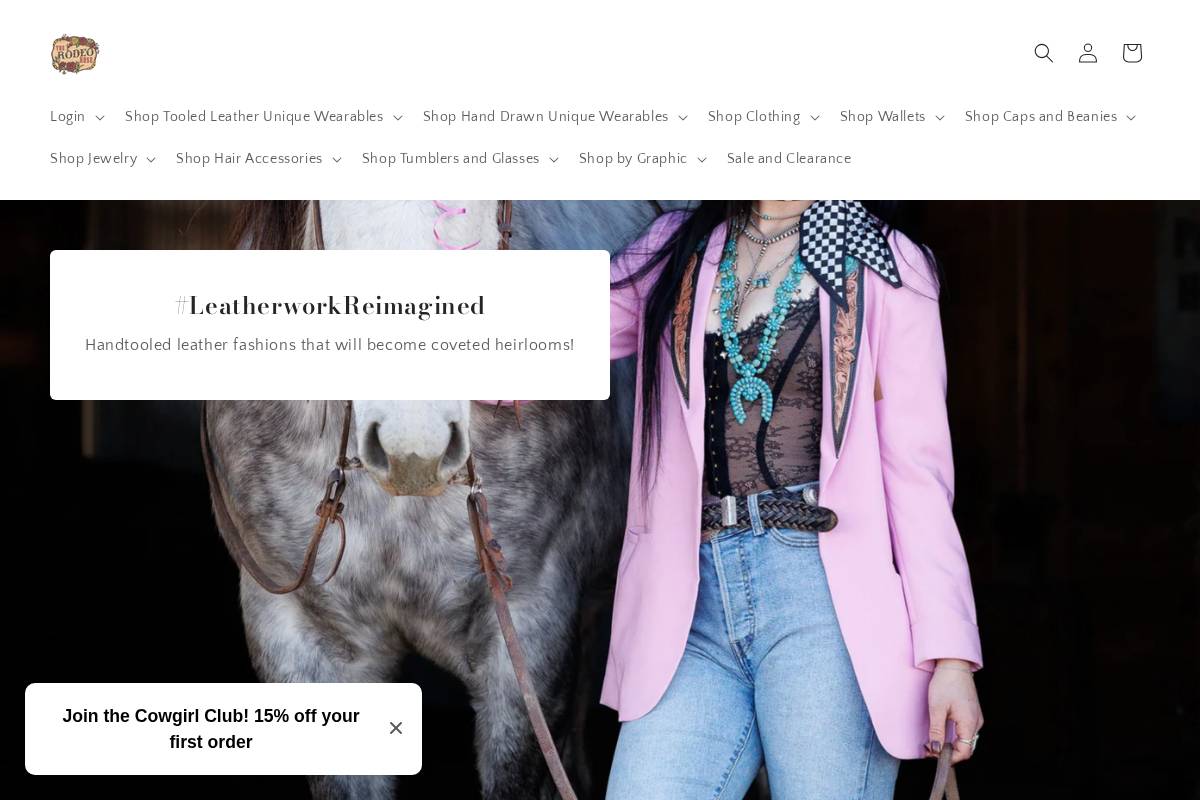 therodeorose.com homepage screenshot