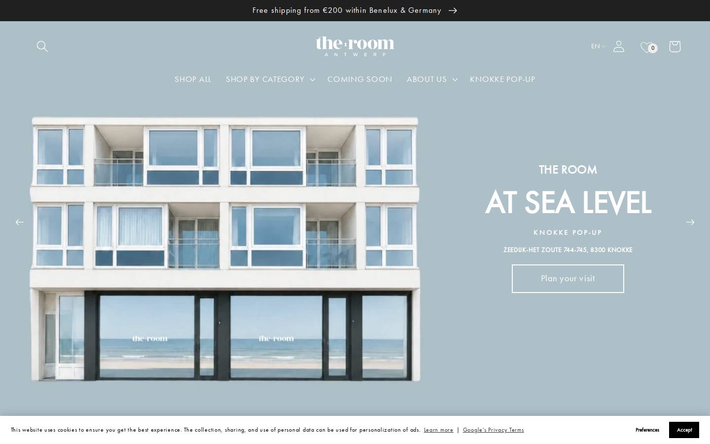 theroomantwerp.com homepage screenshot