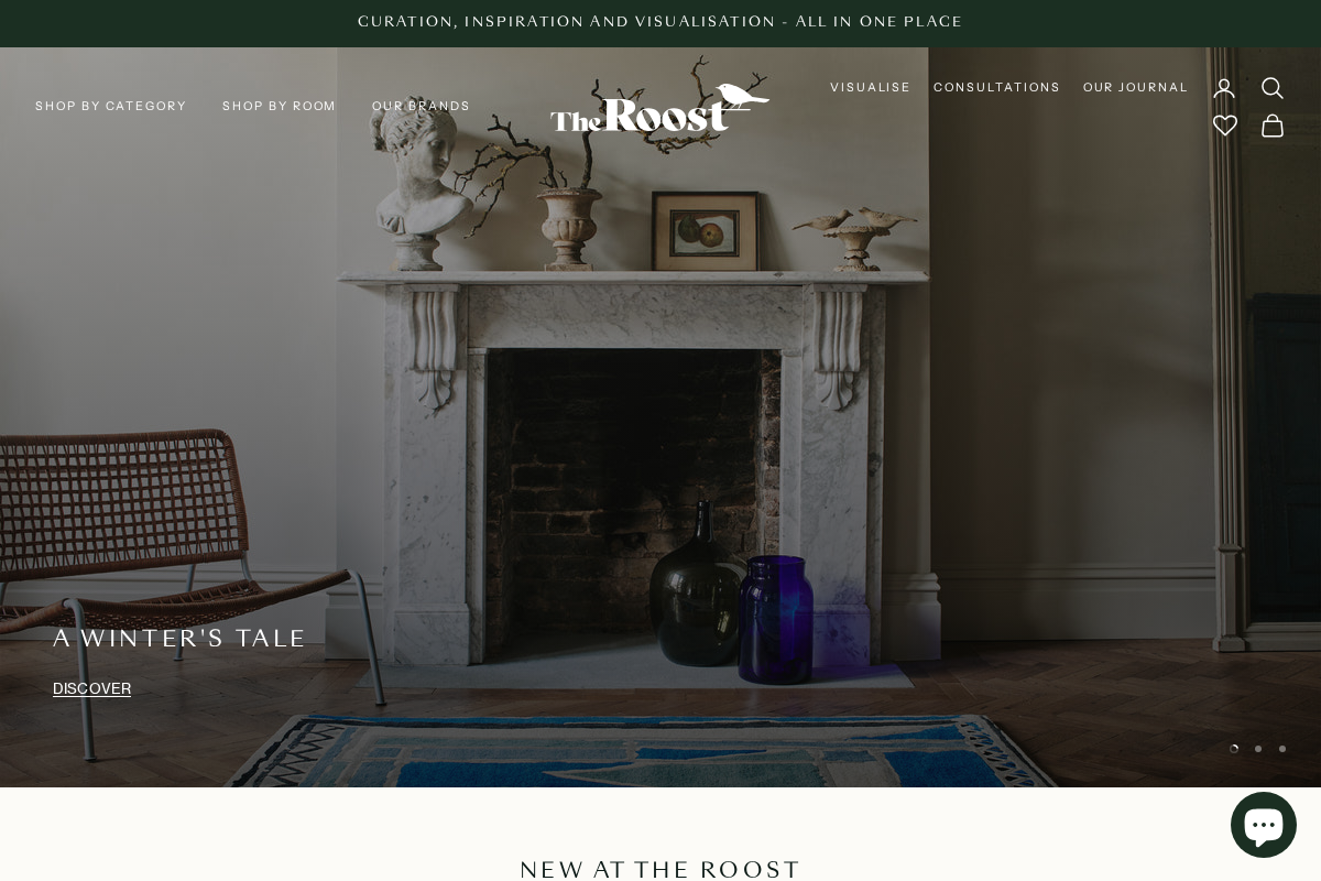 The Roost homepage screenshot