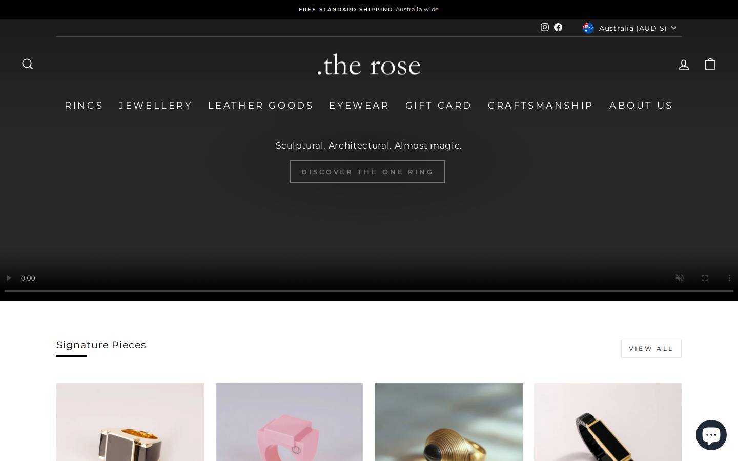 theroseparis.com homepage screenshot