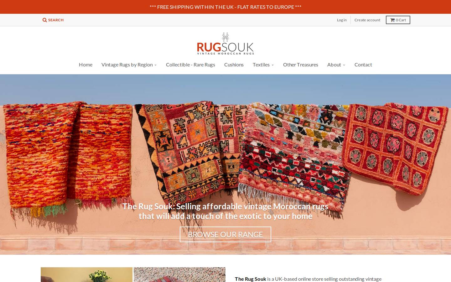 therugsouk.com homepage screenshot