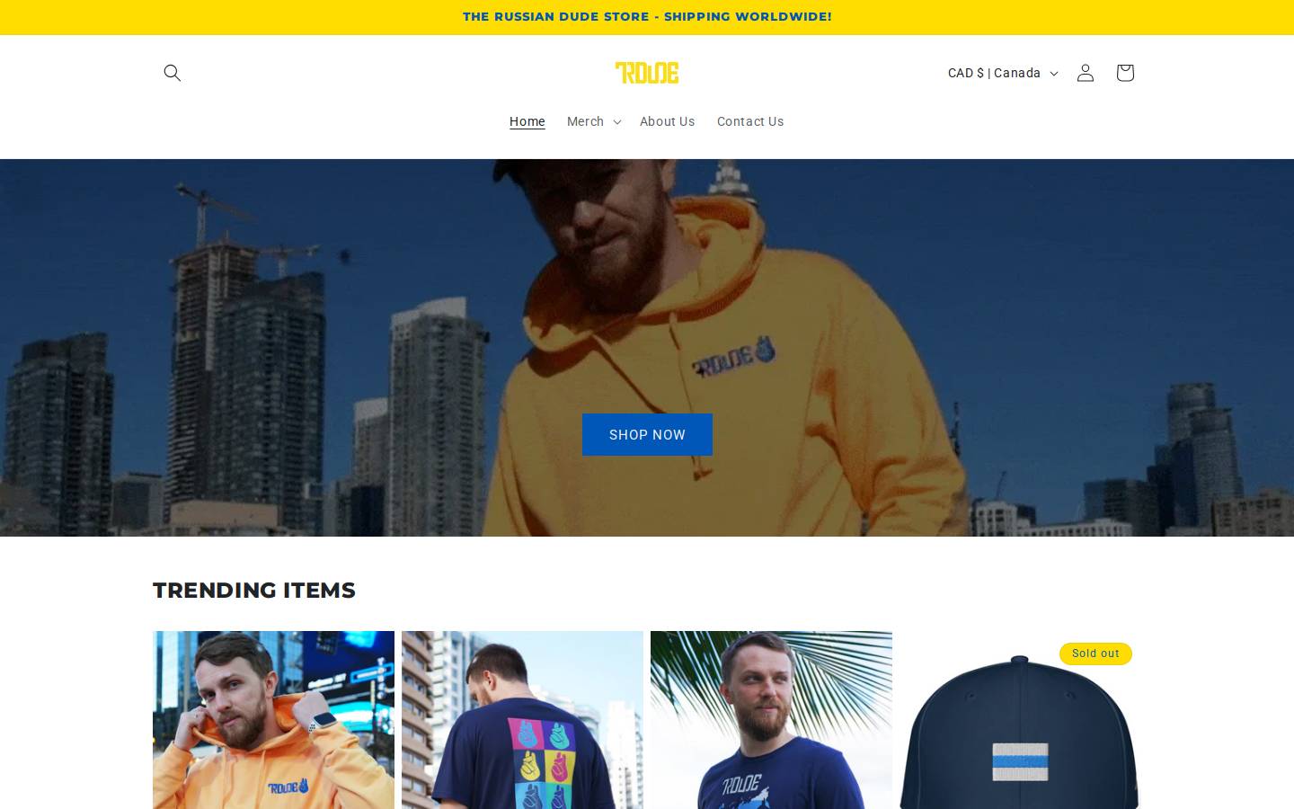 therussiandude.com homepage screenshot