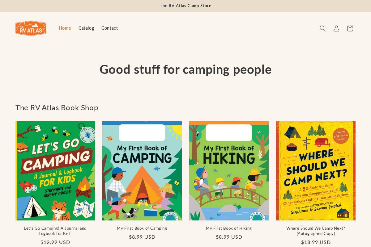 thervatlascampstore.com homepage screenshot