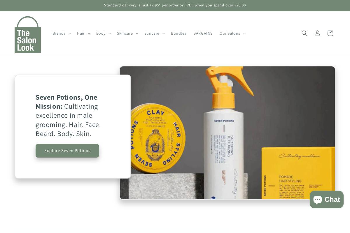 Thesalonlook homepage screenshot