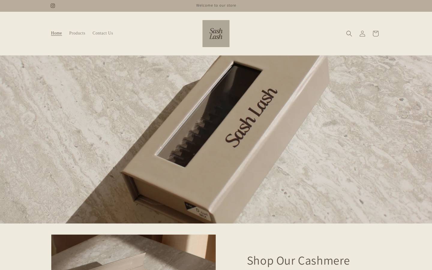 thesashlash.com homepage screenshot
